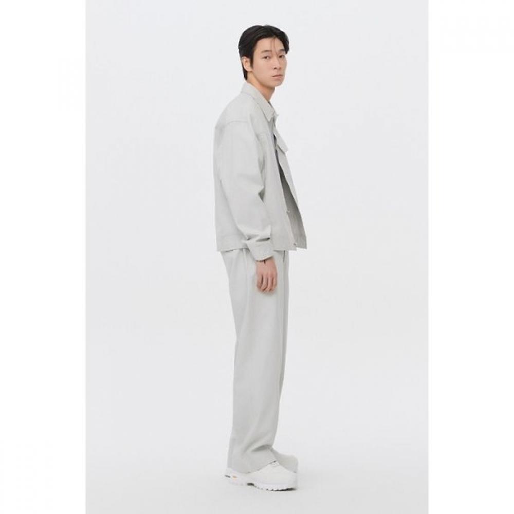 Customellow Grey Dyed Cotton Pants C9pam26121gyl