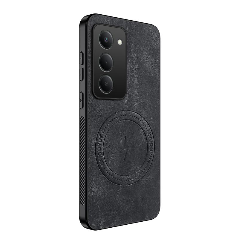 For Xiaomi Redmi 15 5G (Global) (169mm) Magnetic Case WANLONFENG SD1 Series Nappa Texture PC TPU Phone Cover