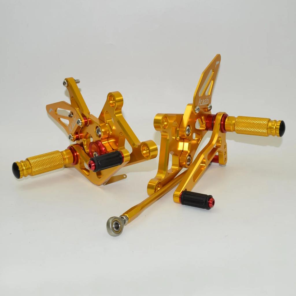 Motorcycle Adjustable Rearset Footrests Foot Pegs Pedal For HONDA CBR250RR CBR 250 R RR MC51 2017 2018 2019 2020 2021 2022 2023