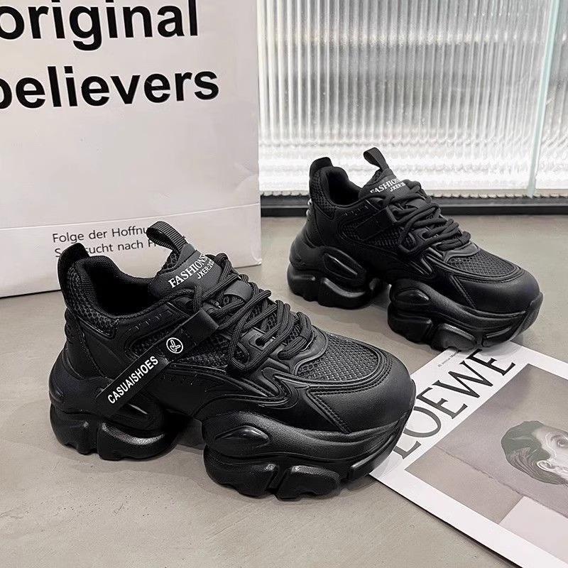 Обувь женская летняя обувь для папы женская 2025 новая обувь на платформе белые туфли дышащая сетка повседневная спортивная женская обувь