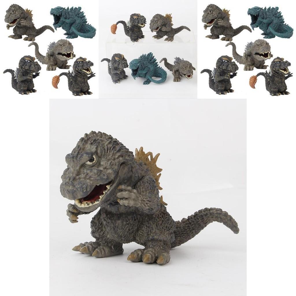 Новое поступление Набор кукол-монстров Годзиллы из 5 мини-фигурок для детей Рождественские подарки