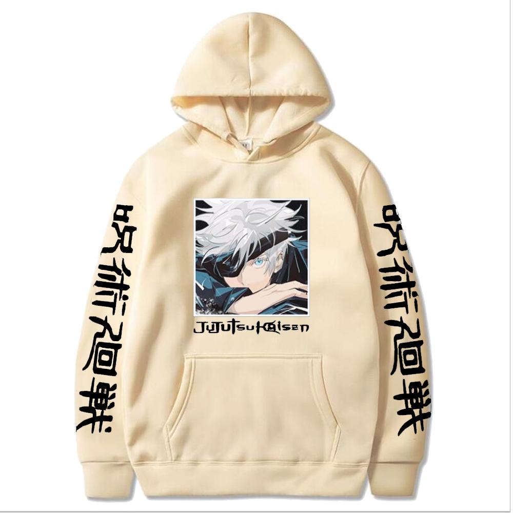 Толстовки с принтом аниме дзюдзюцу кайсен, толстовки унисекс в стиле хип-хоп, пуловер с длинными рукавами в стиле Харадзюку, свободная уличная одежда с принтом для мужчин и женщин