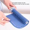 Silicone Pad Non-deformable Protective Solid Color Useful Hair Flat Iron Heat Insulation Mat Salon Use
