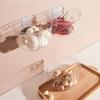 Transparent Home Wall Hanging Basket Storage Basket for Ginger Garlic Save Space Kitchen No-drill Wall-mounted Storage Rack