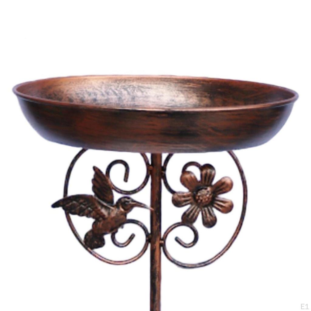 Отдельно стоящая ванна для птиц с колышками, декоративная садовая кормушка, поддон для воды для балкона