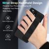 Silicone Elastic Wristband Grip Phone Case For Samsung Galaxy S26 S25 Edge S24 S23 Ultra Plus Matte Hard PC Shockproof Cover