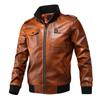 Spring and Autumn New Men's PU Leather Men's Casual Jacket Korean Slim Leather Jacket Men's Jacket