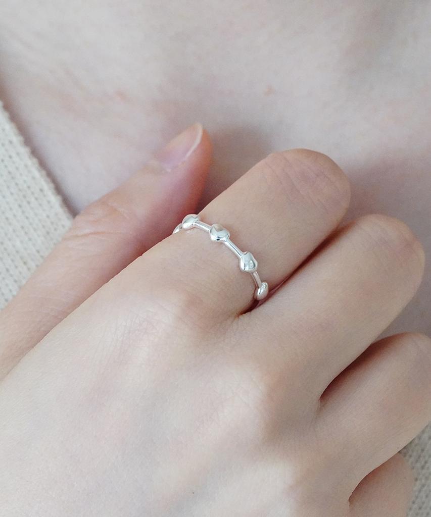 Серебряное кольцо-кафф Alleun 925 пробы, слойное, с сердцем, для большого пальца, массивное
