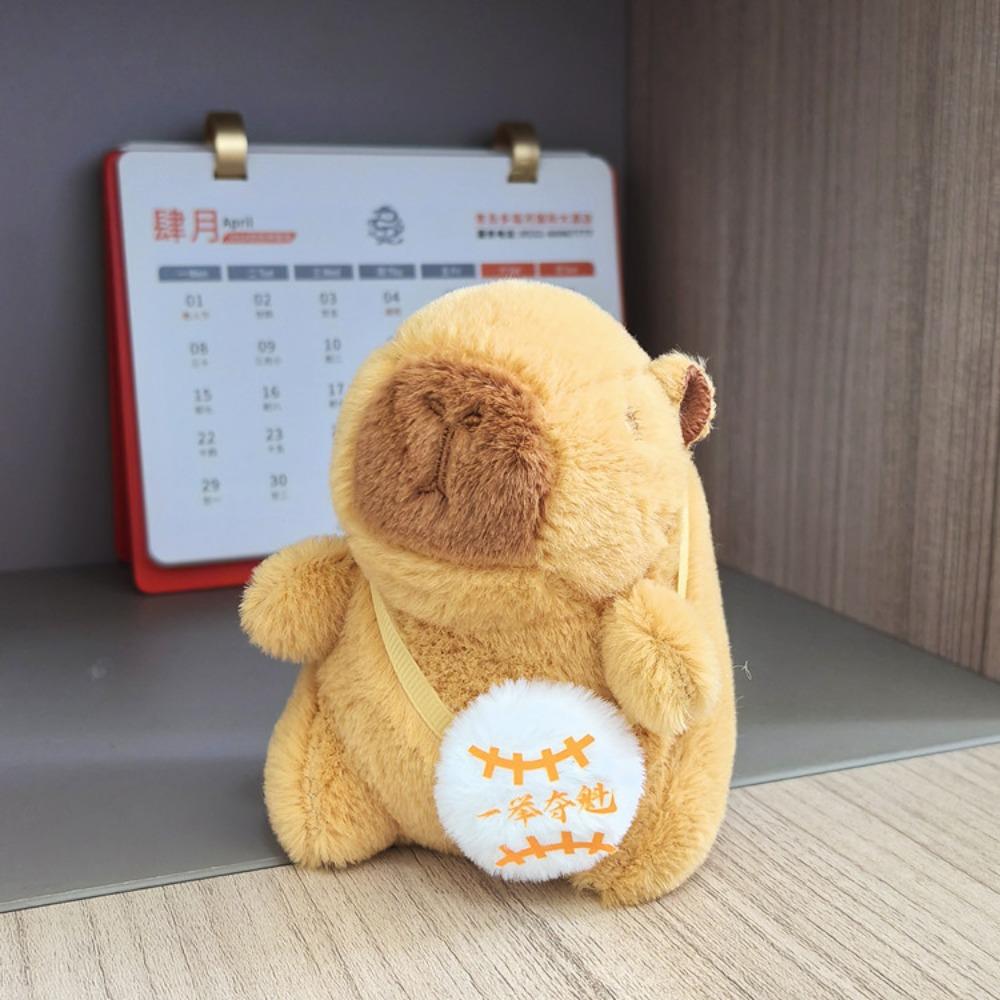 10-13cm Backpack Pendant Capibara Bag Hanging Gift Keychain Doll  Birthday Gift