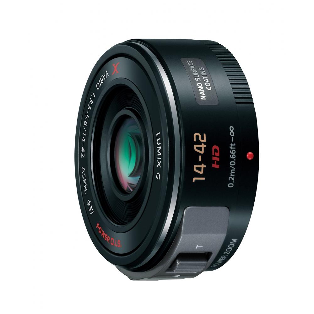 Panasonic Standard Zoom Lens for Micro Four Thirds Lumix G X VARIO PZ 14-42mmF3.5-5.6 ASPH.POWER O.I.S. Black H-PS14042-K