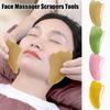 2PCS/set Face Guasha Massager,Natural Resins Facial Gua Sha SPA Neck Massage for Women,Portable Manual Facial Relaxation Tools