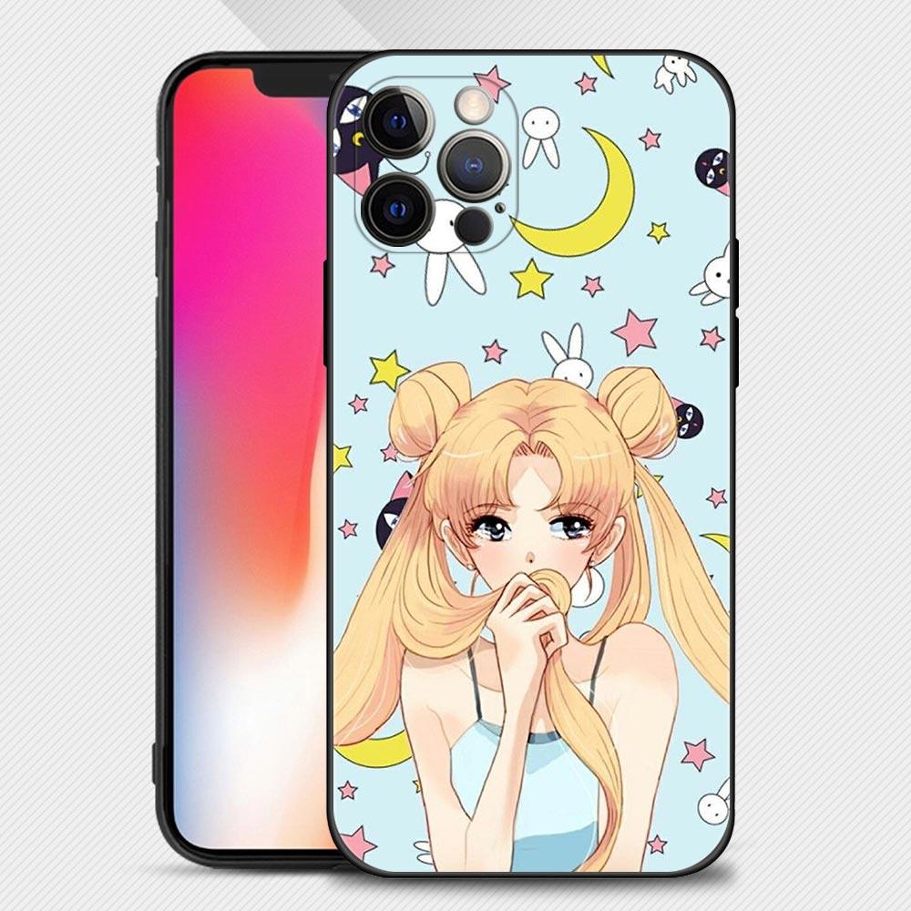 Чехол для телефона Аниме Девочка Волшебница Для iPhone 13 12 11 Pro Max XS Max XR X 7 8 Plus 12 Mini 6S 5S SE 2020 Чехол Силиконовый Чехол