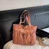 Commuting Large Capacity Nylon Bag Women's Multi-Pocket Shoulder Tote Bag Student Class Bag