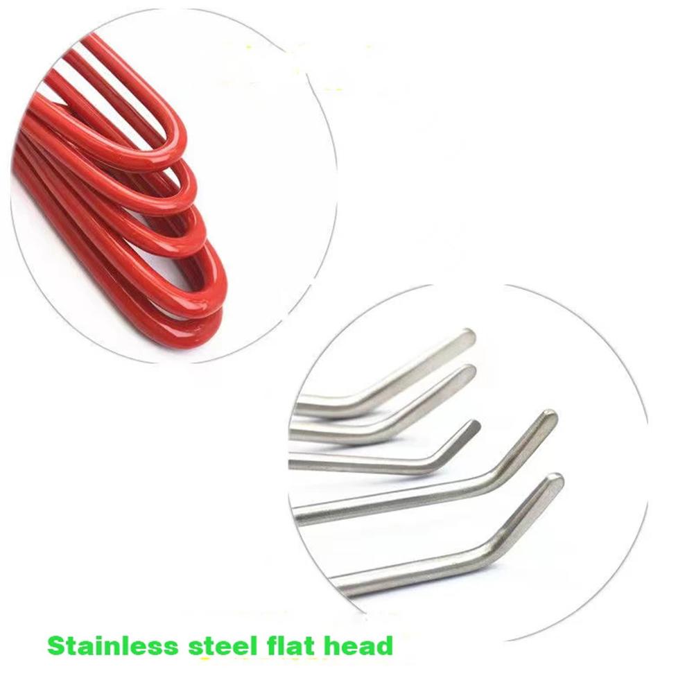 5 шт. новый двухслойный лом для ремонта вмятин плоский лом крюк для ремонта кузова автомобиля удаление вмятин автомобильные крючки стержни