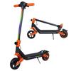 U8 children's electric scooter - 130W 24V 2.6Ah - 10 km autonomy - 3 speeds - Multicolored LED lights - LED screen - Orange