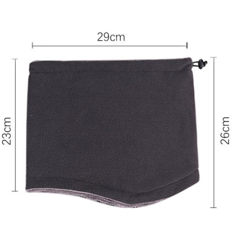 Зимний уличный шарф для верховой езды, утепленный флисовый теплый нагрудник, пылезащитный флисовый флисовый чехол на шею