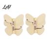 Butterfly Design Hooks Rotating Adhesive Wall Hooks 3-Prong No-Drill Swivel Hangers with Flexible Storage Adjustable Angle Space-Saving Hook,