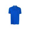 Polo Solid Color Small Logo Embroidered Short Sleeve Polo Shirt Men Tops Blue 710536856321BLUE