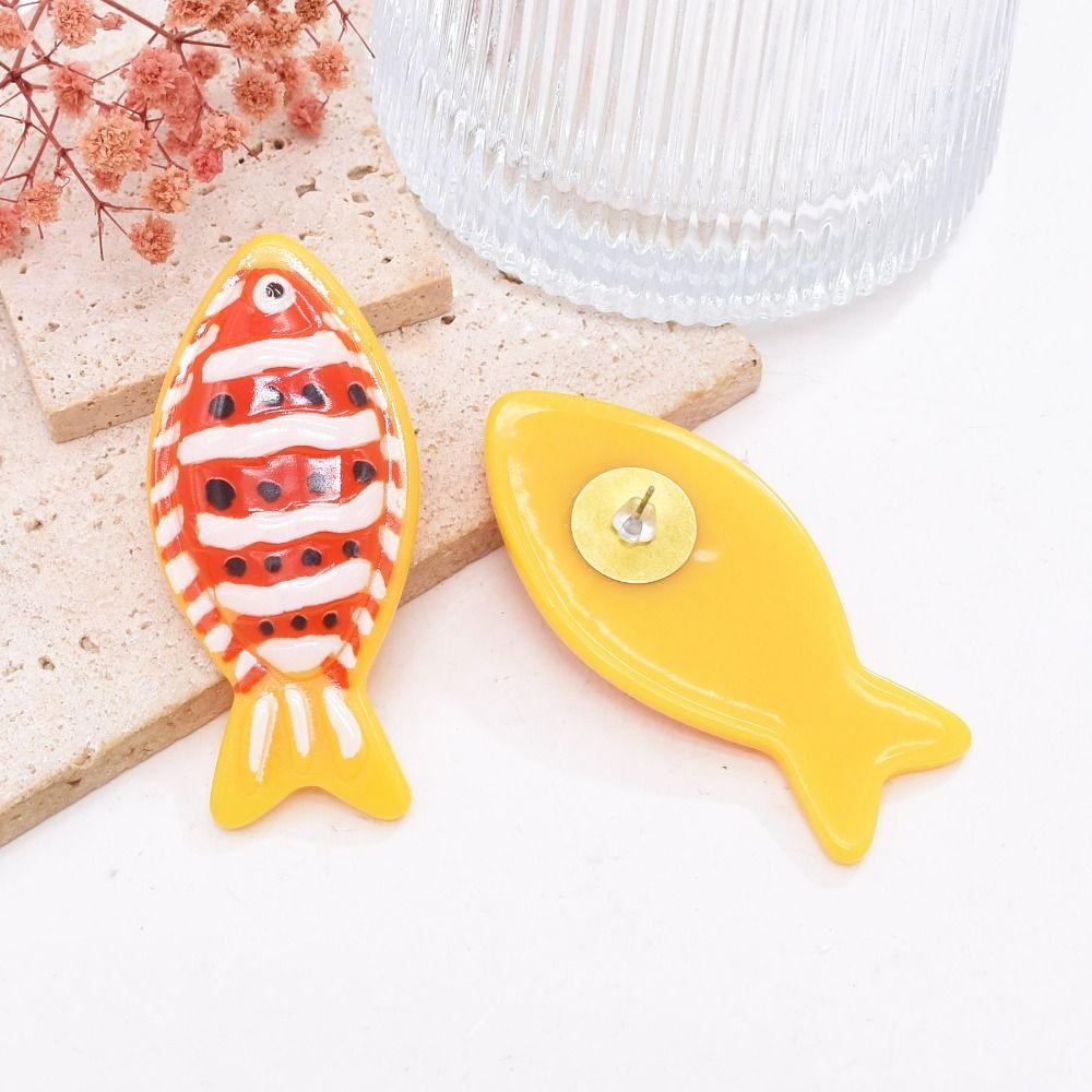 Beach Fish Necklaces Korean Style Bohemian Drop Earrings Aesthetic Ear Jewelry Girls Gift