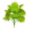 9-18 Leaves Artificial Fan Leaf Plant Fern Plant Palm Tree  Living Room Balcony Decoration