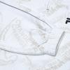 Fila Fusion Свободная спортивная толстовка с принтом букв для женщин, худи, белая T11W341203F-WT