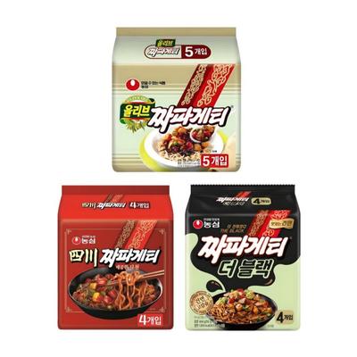 Nongshim Джапагетти (Джаджан Рамен) 3 типа