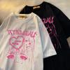 Harajuku Loose Oversized T Shirt Women Anime T Shirt Clothes 2022 Summer Graphic Top Tee Men T-Shirt Femme Japanese Streetwear