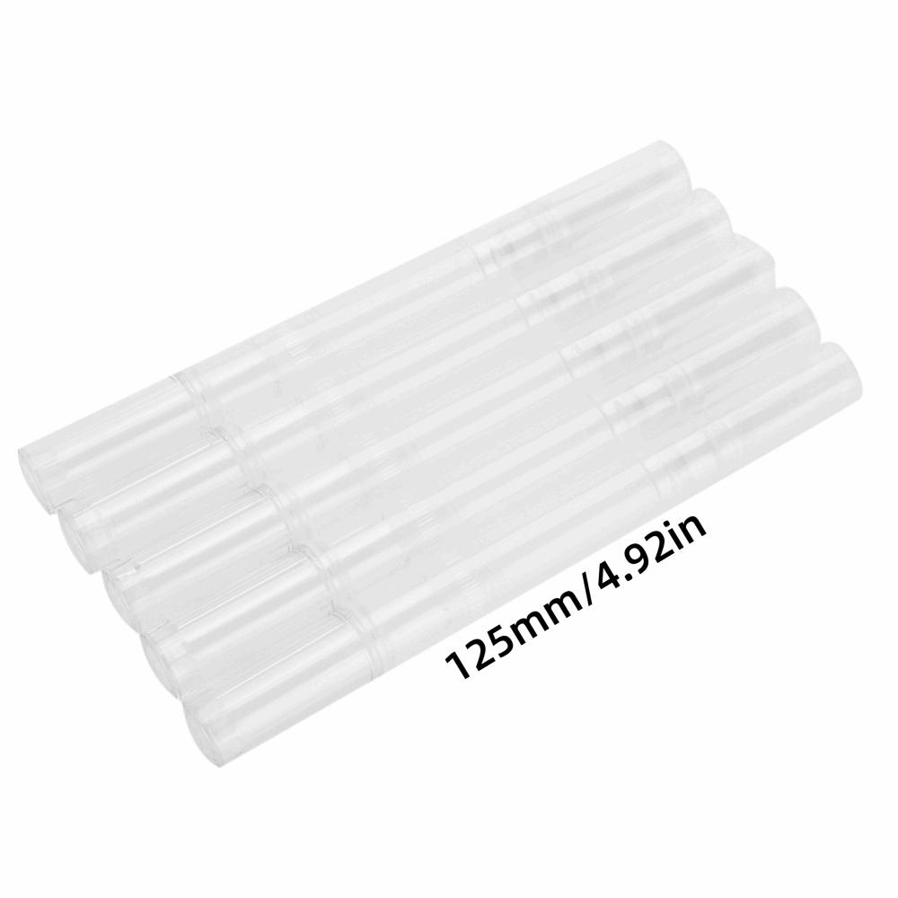 5pcs Leak-proof Structure Nail Polish Applicator Brush Ideal For Salon And Daily DIY Use