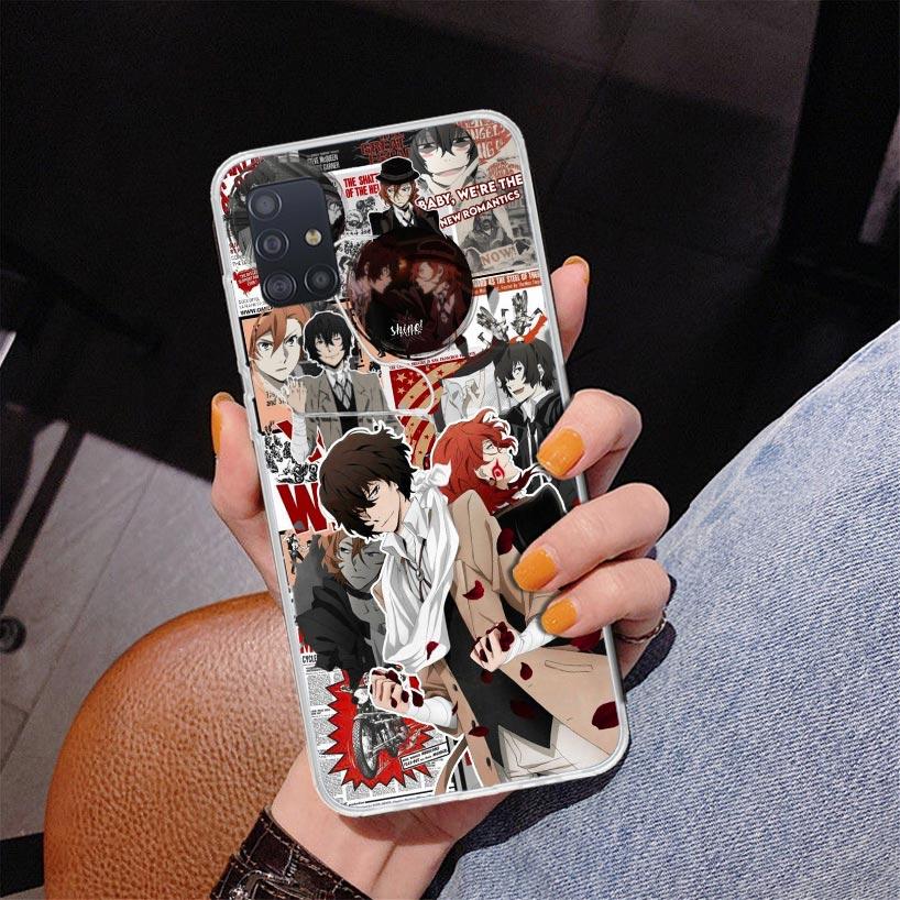 Bungo Stray Dogs Постер Аниме Чехол для телефона Для Samsung Galaxy A52 A32 A22 A12 A51 A31 A50S A30S A20S A10S Note 20 Ultra 10 Plus S1