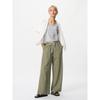 Linen Blend Easy Pants  Stripe 