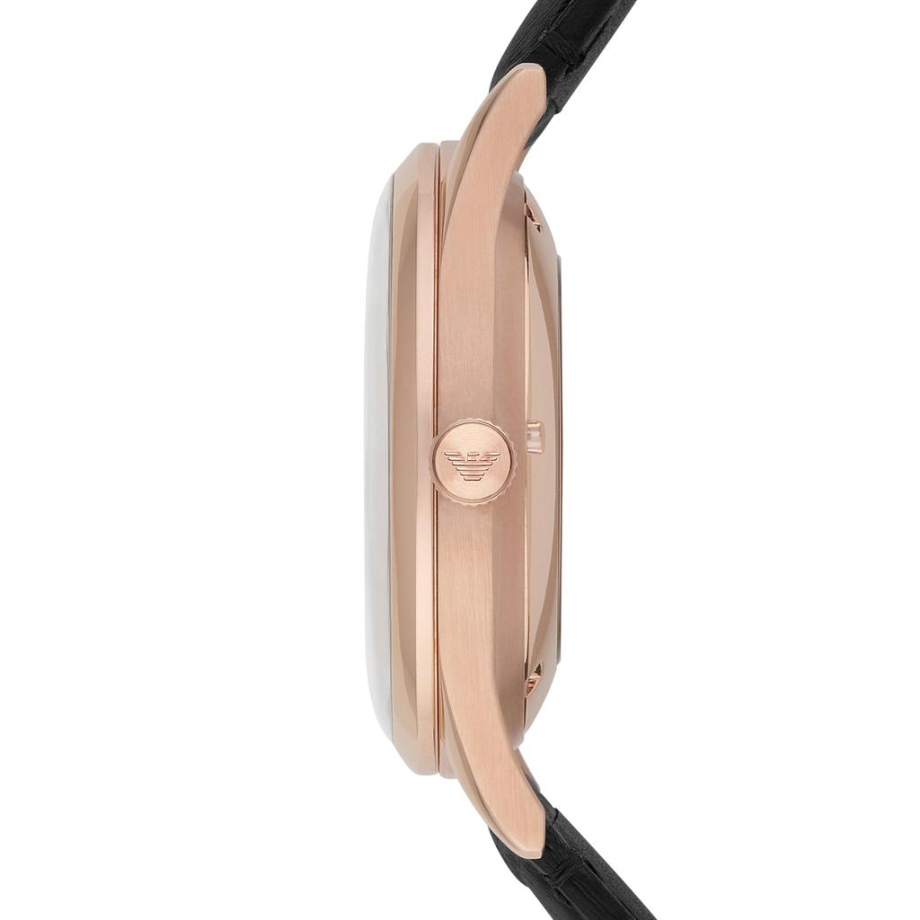 Emporio Armani Analog Leather Watch AR1924 Men's