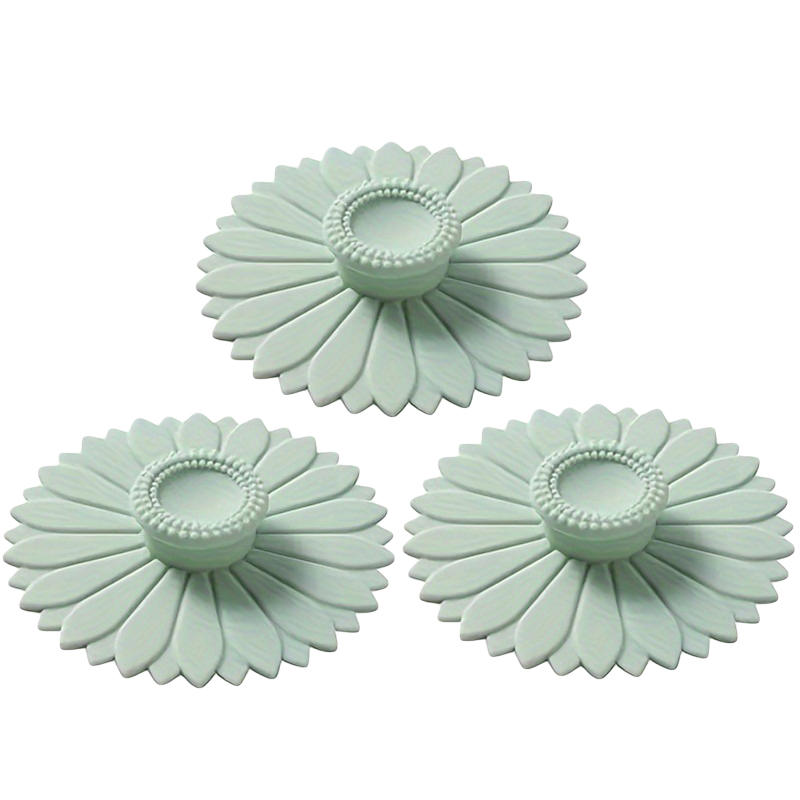 3 шт. практичных силиконовых чехлов для чашек, гибкие чехлы для кружек в форме подсолнуха, универсальные крышки для чашек для заварочных чайников, кофе