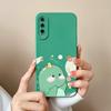 Чехол для телефона Huawei P Smart 2021 Y5P Y6P Y7P Y9S Y7A Y9A Симпатичный модный противоударный матовый жидкий мягкий силиконовый чехол для телефона с защитой от падения для бампера Huawei