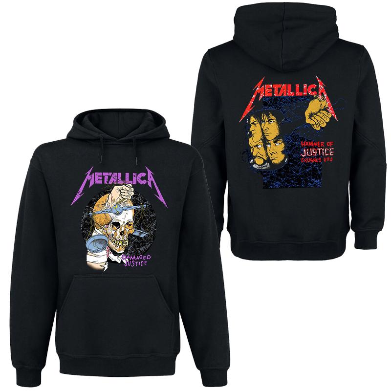 METALLICA Группа Рок Темный Ветер Худи Мужская Уличная Хип-Хоп Одежда Удобный Свитшот с Капюшоном Осень_Зима Личность Мужская Одежда