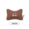 5 Color Car Headrest/Lumbar Support Car Neck PillowFor MINI Cooper R56 F56 R50 JCW Cabrio Aceman Countryman Clubman Roadster uylez55