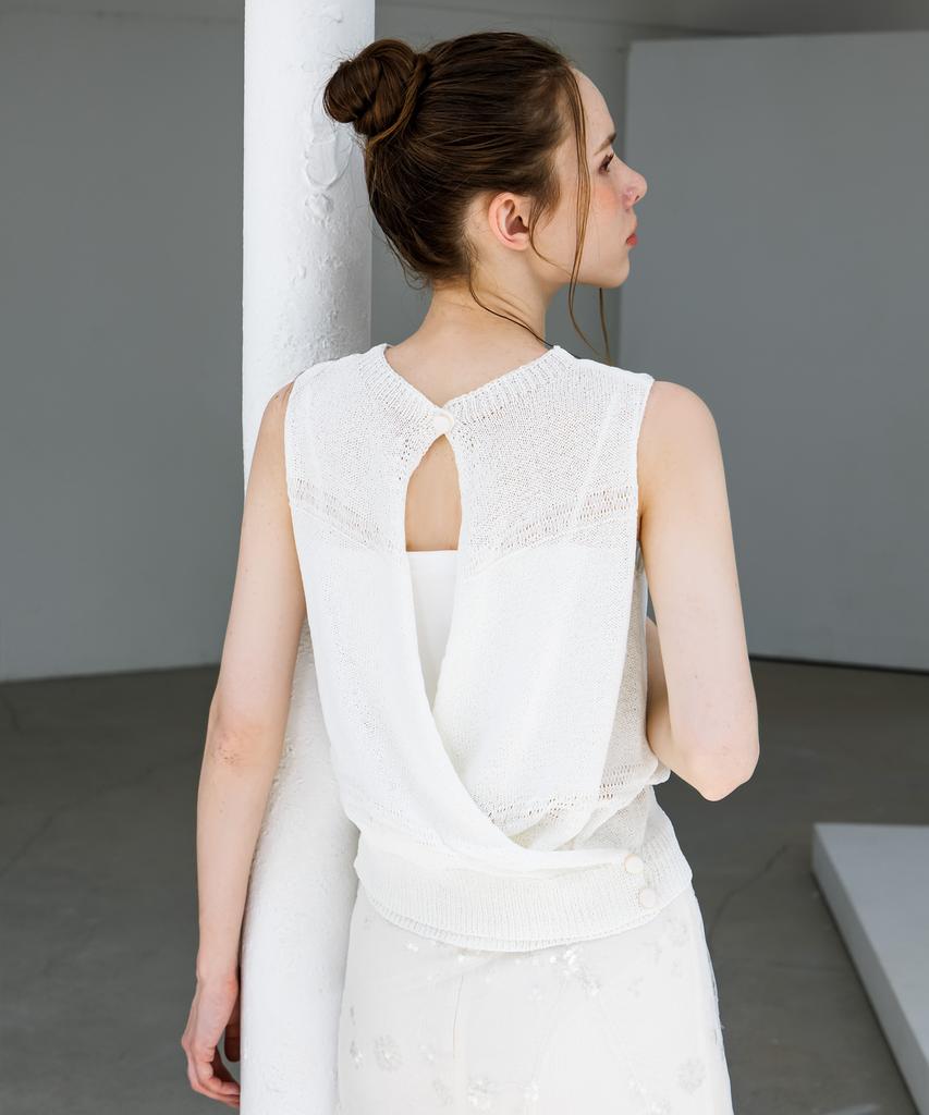 HYFVE Backless Knit Sleeveless