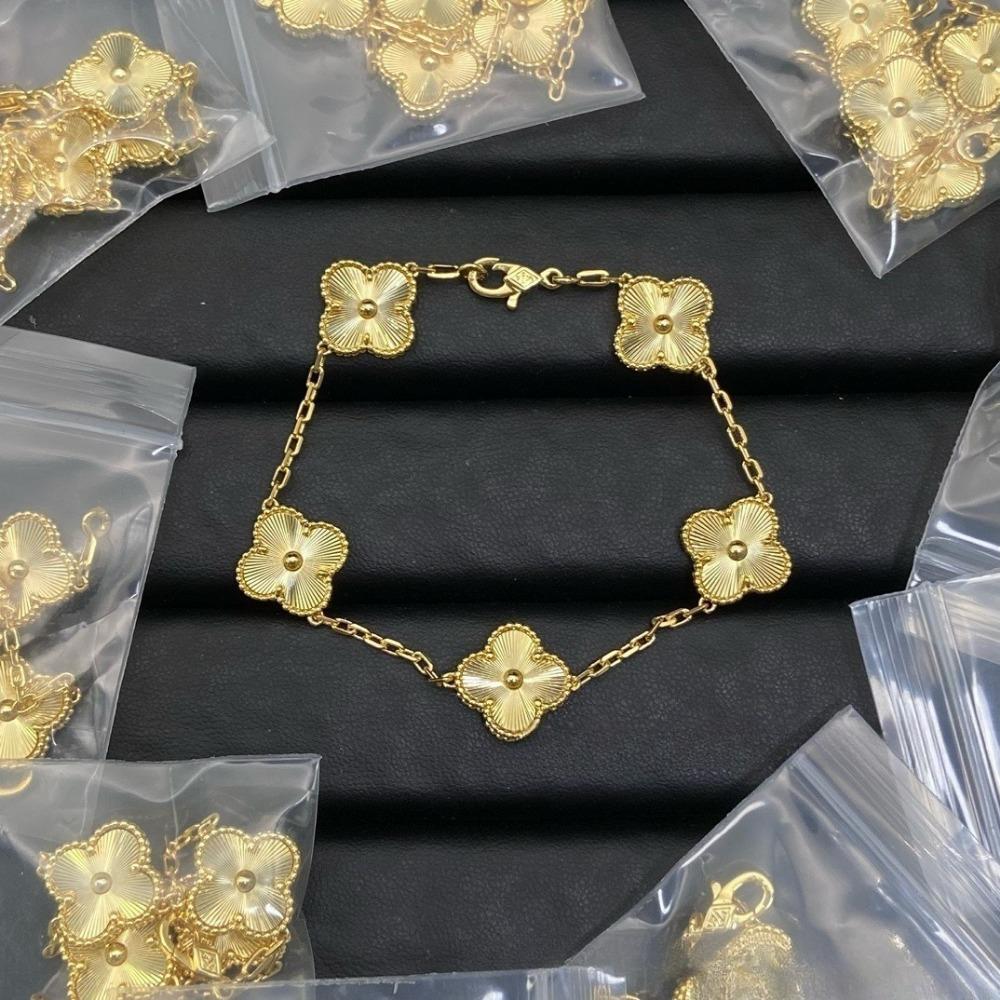 Высококачественный браслет из красного халцедона с лазерной гравировкой «Четырехлистный клевер» и «Пятицветник», из розового золота 18 карат, ювелирное изделие класса люкс, подарок для девушки