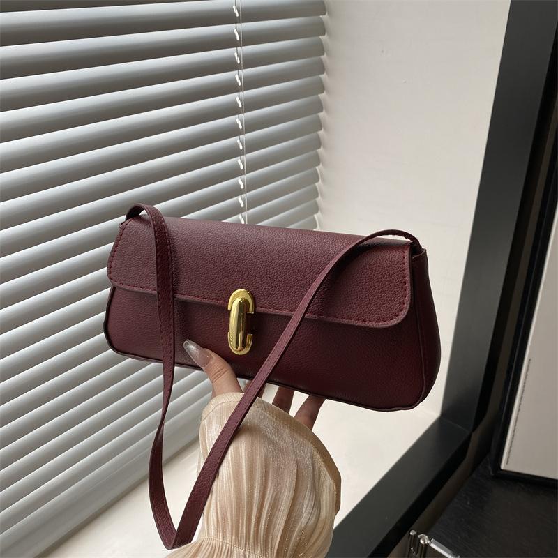 Простая вместительная сумка-кроссбоди на плечо или подмышку, новая модель начала осени, простая модная маленькая квадратная сумка