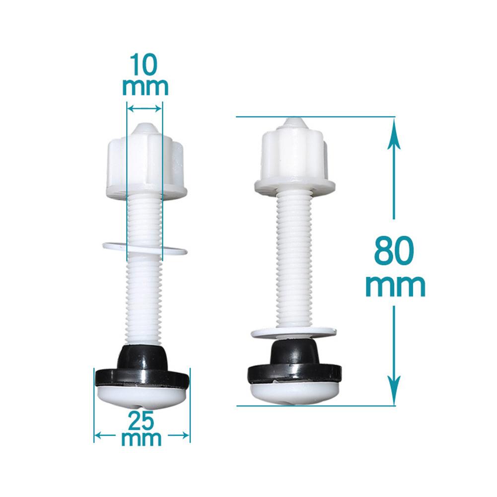 Replace Your Old and Rusty Toilet Seat Bolts with These Plastic Bolts and Nuts