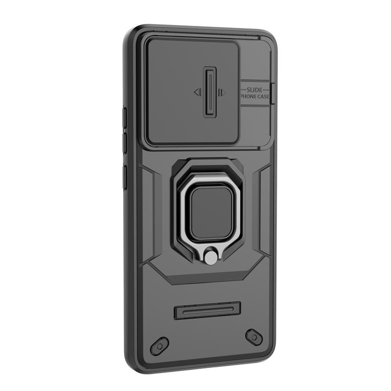 Для POCO X6 Pro 5G чехол Armor противоударный магнитный держатель для кольца чехол для POCO X6Pro Poko Little X6 Pro Slide Lens Capa