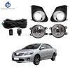 1 Set Fog Lights Headlight For Toyota Corolla Altis 2011 2012 2013 Fog Lamp Cover Grill Bezel Front Bumper Fog Light