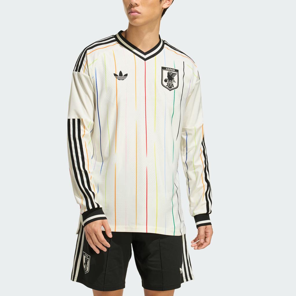 adidas Оригинал Япония 26 Выездная Аутентичная Версия Игрока Сборная Японии Чемпионат Мира Выездная Быстросохнущая Приталенная Футболка для Футбола с Длинным Рукавом JZ9698