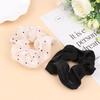 Women Oversized Scrunchies  Dot Point Mesh Hair Rope Large Fabric Elastic Hair Band Ponytail Holder Headwear