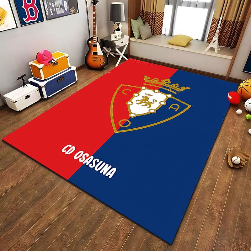 CD Osasuna Shield Design Carpet suitable as a non-slip mat for the living room or bedroom sofa