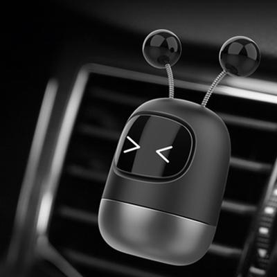 Освежитель воздуха на вентиляционное отверстие автомобиля, симпатичный освежитель воздуха для автомобиля, мини-робот, автоматические освежители воздуха с 3 твердыми ароматизаторами, милый воздух