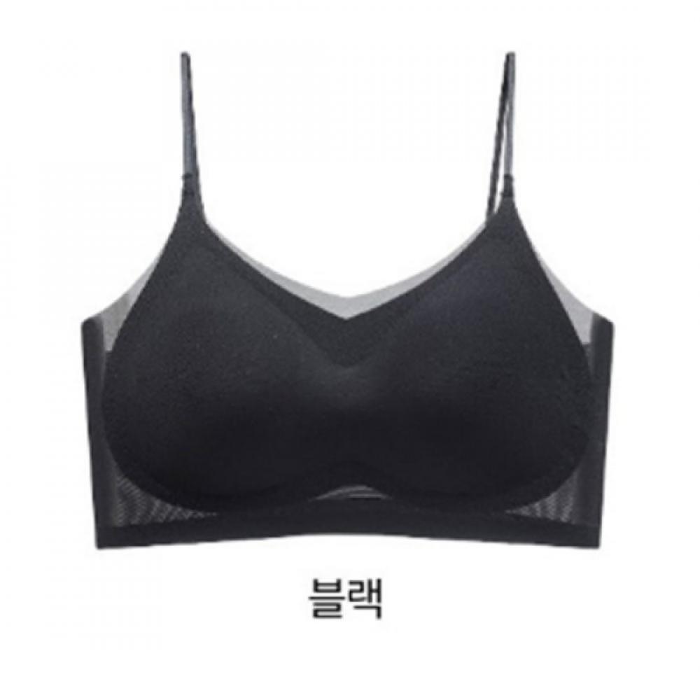 New ArrivalS Open Run Women S Black SeamleSS Cooling Bra No Wire Summer