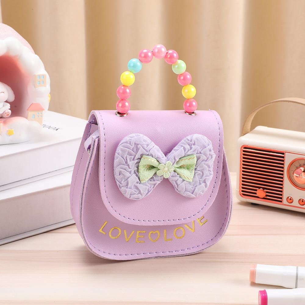 Милые цветы Детские сумочки Сумка-мессенджер Милые девочки Жемчужная Блестящая Детская Сумка через плечо Мультяшные Сумки через плечо из ПУ кожи