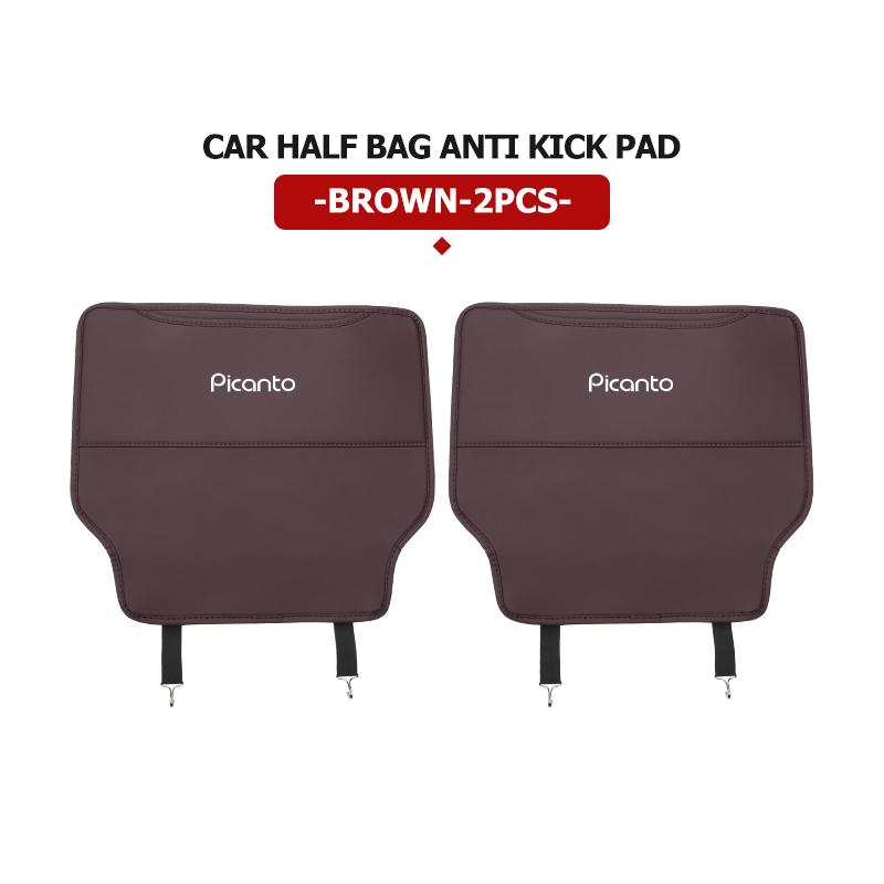 AANT1 Car Seat Children Anti-Kick Mat Storage Bag Pad Accessorie For KIA Picanto 2008 2012 2017 2018 2019
