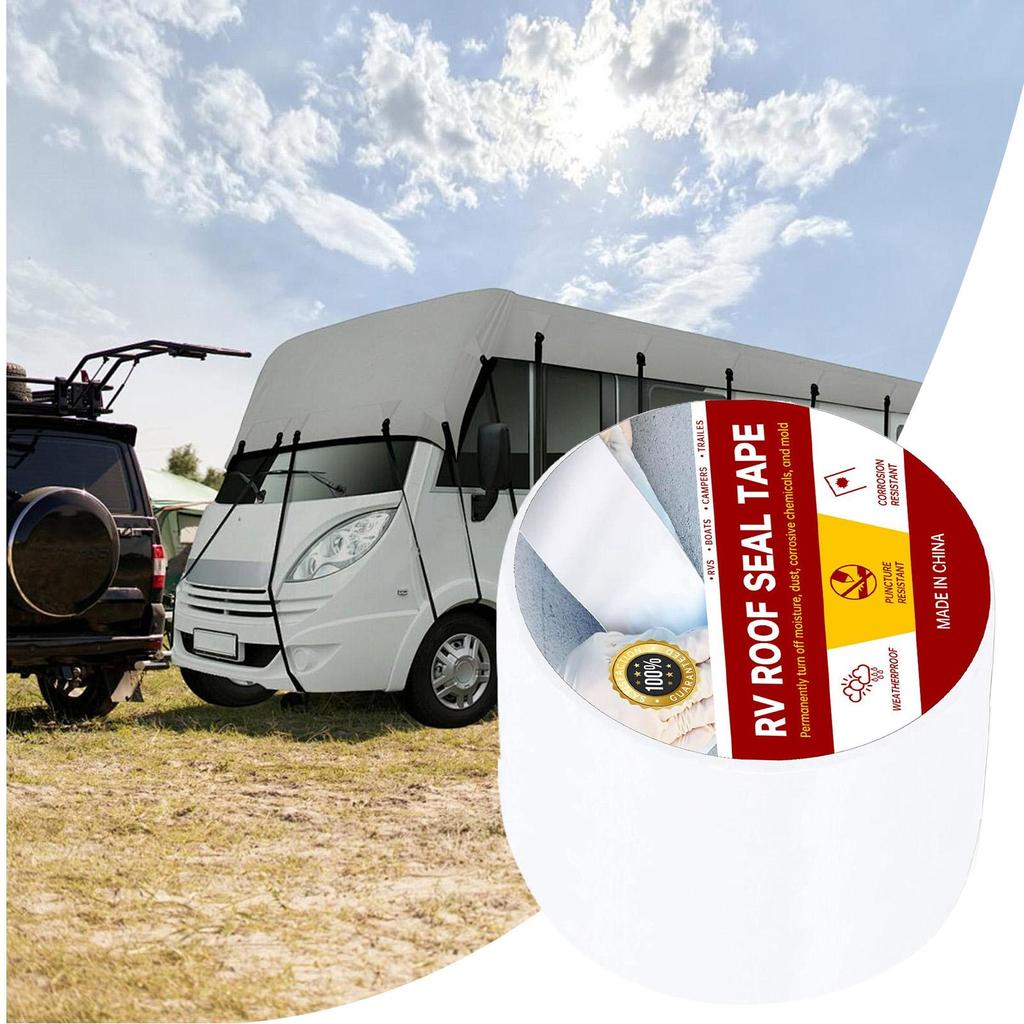 Герметизирующая лента для автодома, водонепроницаемая, для крыши кемпингового автомобиля, погодостойкая уплотнительная лента, для ремонта протечек транспортных средств, для люков и соединений автодома