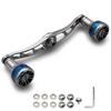 HEIGHTEN Bait Reel Handle Aviation Aluminum Shimano Daiwa Abu Garcia Universal Engn Series V2.0 105/115mm (Gunmetal, V2.0-115mm) (0066)